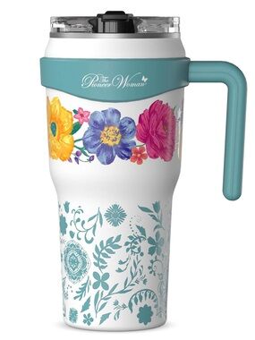 The Pioneer Woman 40 OZ Brilliant Blooms Stainless Steel Tumbler